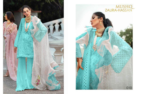 Zaura Hassan Mushq Pakistani Designer Salwar Kameez