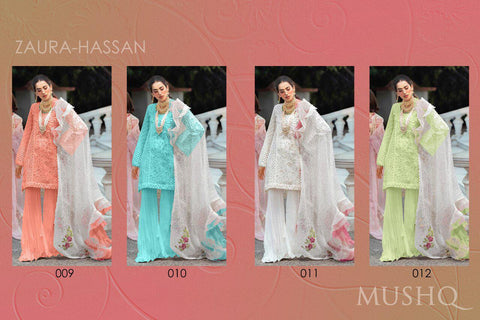 Zaura Hassan Mushq Pakistani Designer Salwar Kameez