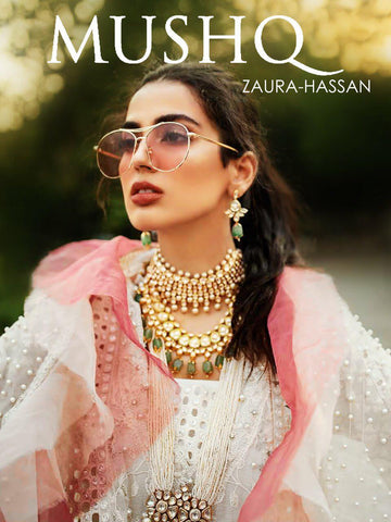 Zaura Hassan Mushq Pakistani Designer Salwar Kameez