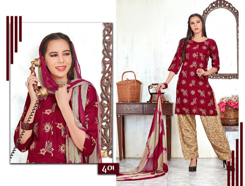Trendy Presents Zeel Rayon Daily Wear Readymade Salwar Suits