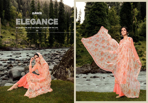 Zubeda Launched Zeen Pure Pashmina Printed Fancy Designer Salwar Kameez
