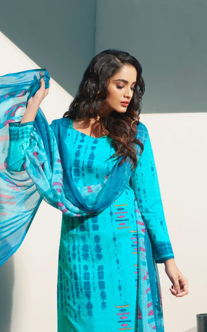 Zulfat Designer Studio Summer Fiesta Cotton Digital Printed Salwar Suits