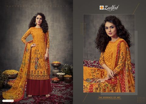 Zufat Presents Summer Bonanza Cotton Digital Designer Salwar Suit