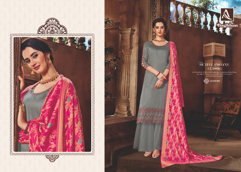 Alok Suit Baghban Attractive Trendy Salwar Suits Collection