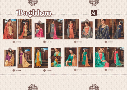 Alok Suit Baghban Attractive Trendy Salwar Suits Collection