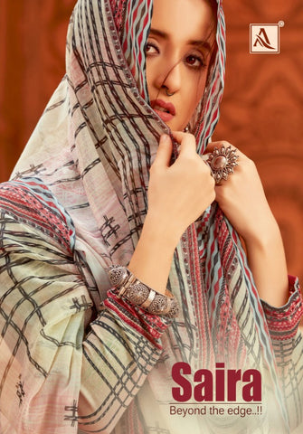 Alok Suit Saira Pakistani Designer Salwar Kameez Collection