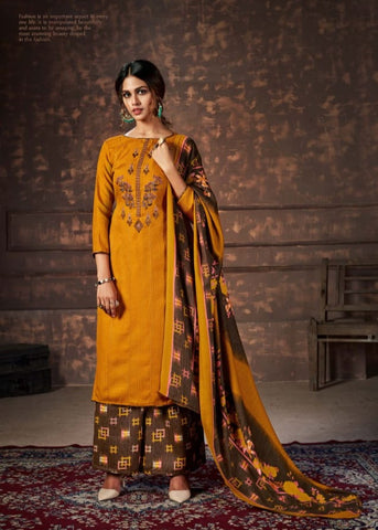 Belliza Designer Studio Presents Nizam e Patiyala Pashmina Printed Kasmiri Salwar Kameez