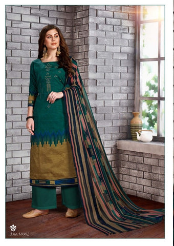 Rupali Presents Megha Vol 1 Jam Satin Printed Embroidery Work Fancy Designer Salwar Suits