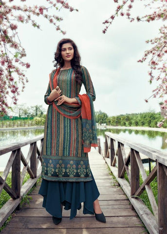 Kapil Fab Launched Noorain Pashmina Printed Fancy Designer Salwar Kameez