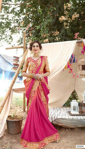 Kalista Fashion Presents Virasat Hits Viscose Fancy Designer Sarees