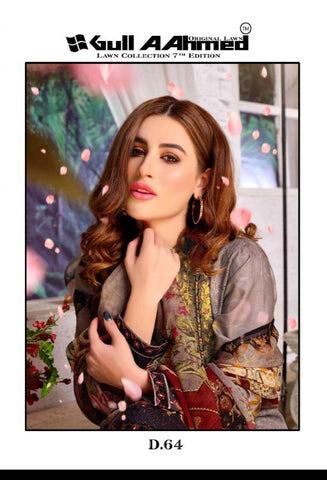 Gul Ahmed Vol 7 The Original Lawn Collection Pakistani Suits