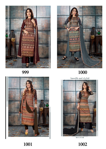 Bipson Elegance Tusser silk Authentic fabric Casual Wear Salwar Suit