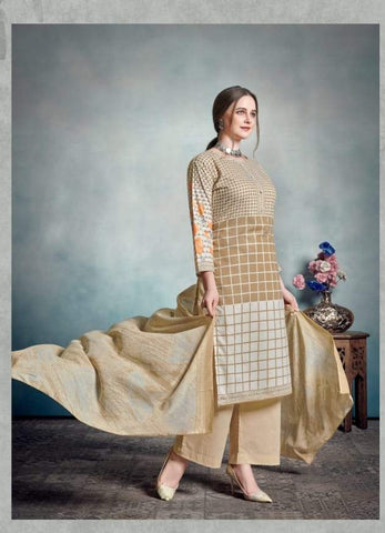 Bipson Queen Cotton Casual Wear Salwar suits