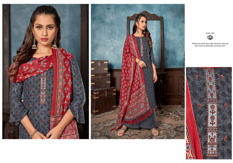 Bipson Presents Ruhani Pashmina Designer Salwar Suits