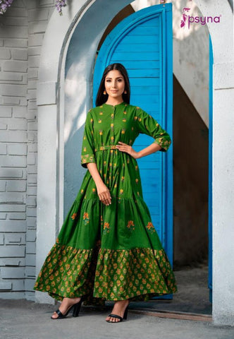 Psyna Presents Phool Vol 3 Cambric Cotton Printed Casual Wear Kurtis Collection