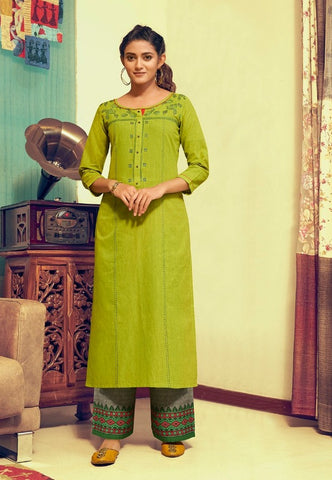 Rangoon Presents Pick Up Cotton Casual Wear Kurtis Collections