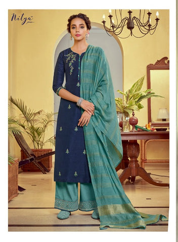 Lt Nitya Presents Pahel Silk Fancy Designer Kurtis Collection With Plazzo