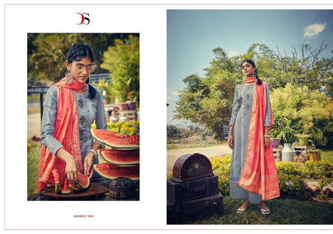 Deepsy Suits Panghat Vol 9 Jam Silk Cotton Embroidery Pakistani Suit