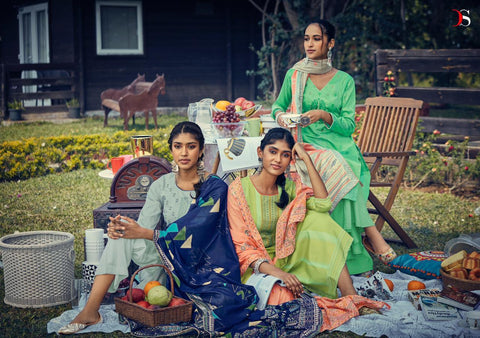 Deepsy Suits Panghat Vol 9 Jam Silk Cotton Embroidery Pakistani Suit