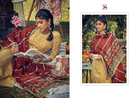 Deepsy Suits Panghat Vol 9 Jam Silk Cotton Embroidery Pakistani Suit