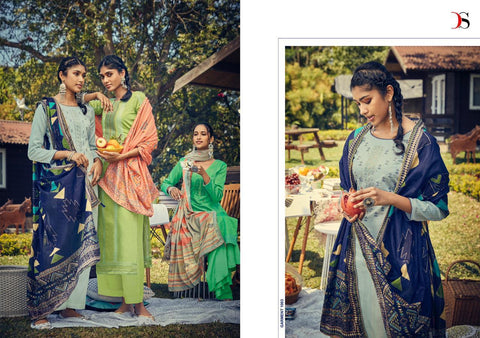 Deepsy Suits Panghat Vol 9 Jam Silk Cotton Embroidery Pakistani Suit