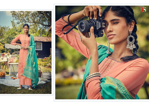 Deepsy Suits Panghat Vol 9 Jam Silk Cotton Embroidery Pakistani Suit