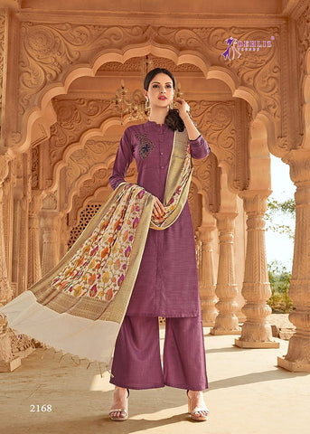 Dehliz Trends Snapchat Rose Silk Stylish Designer Kurti plazzo Collection