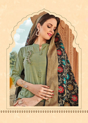Dehliz Trends Snapchat Rose Silk Stylish Designer Kurti plazzo Collection