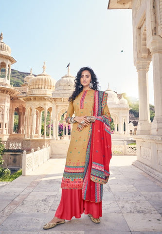 Sumyra Presents Taj Pure Pashmina Printed Fancy Designer Salwar Kameez
