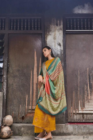 Varsha Presents Zaira Pashmina Printed Embroidery Work Fancy Designer Salwar Suits