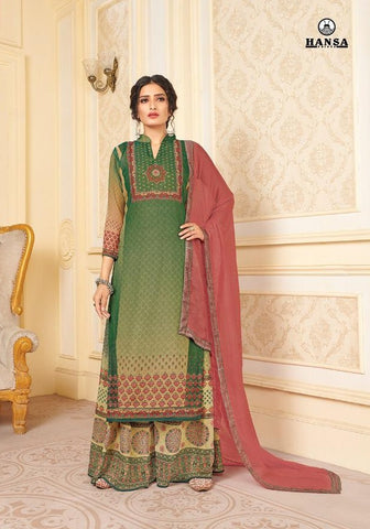 Hansa Print Presents Exclusive Era Georgette Printed Fancy Designer Salwar Suits