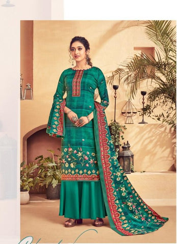 Tunic House Presents Tohfa Pashmina Printed Fancy Designer Salwar Kameez