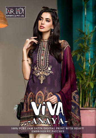 Fairlady Viva Anaya Cotton Printed Salwar Suits Collections
