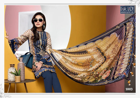Fairlady Viva Anaya Cotton Printed Salwar Suits Collections