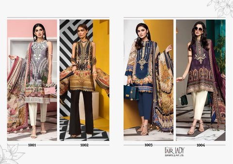 Fairlady Viva Anaya Cotton Printed Salwar Suits Collections