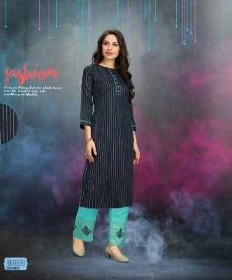 Channel 9 Launched Timnic Chanderi Daily Wear Kurtis Collection