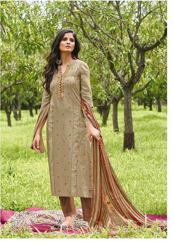 Jay Vijay Launched Rooh Silk Jacquard Embroidery Work Fancy Designer Salwar Suits