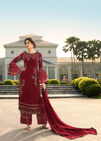 Fiona Presents Navya Heavy Georgette Embroidery Work Fancy Designer Salwar Kameez