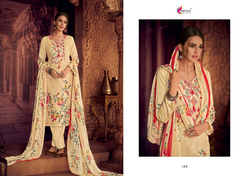 KESARI TRENDZ PAYAL VOL 1 FLOWER PRINT SELF EMBROIDERY SALWAR SUIT