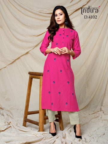 Indira Apparels Sinesse Cotton Fancy Designer Kurtis