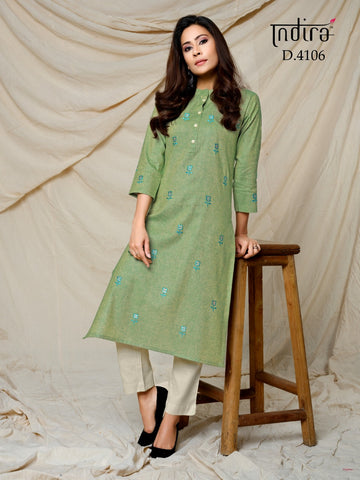 Indira Apparels Sinesse Cotton Fancy Designer Kurtis