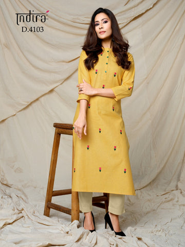 Indira Apparels Sinesse Cotton Fancy Designer Kurtis