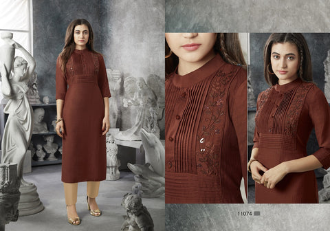 Kalaroop Kajree Octavia Rayon With Handwork Beautifull Salwar Suits