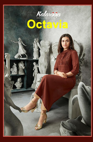 Kalaroop Kajree Octavia Rayon With Handwork Beautifull Salwar Suits