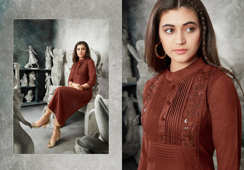 Kalaroop Kajree Octavia Rayon With Handwork Beautifull Salwar Suits