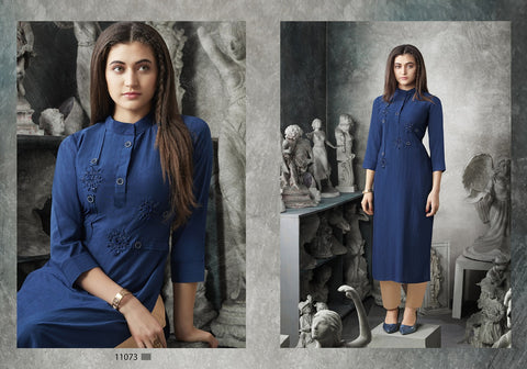 Kalaroop Kajree Octavia Rayon With Handwork Beautifull Salwar Suits
