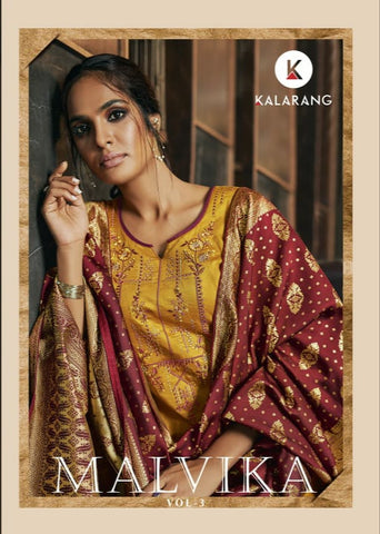 Kalarang Malvika Embroidered Cotton Fancy Designer Salwar Suit