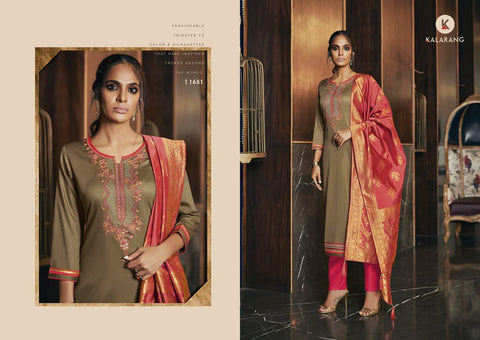 Kalarang Malvika Embroidered Cotton Fancy Designer Salwar Suit