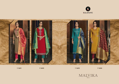 Kalarang Malvika Embroidered Cotton Fancy Designer Salwar Suit