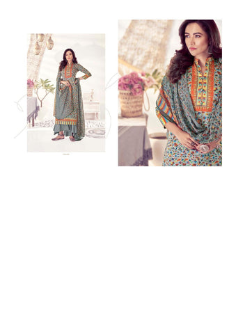 Kesar Karachi Presents Kaani Jam Satin Fancy Designer Sawlar Suits